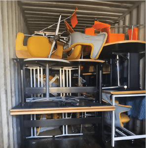 container loaded high and tight